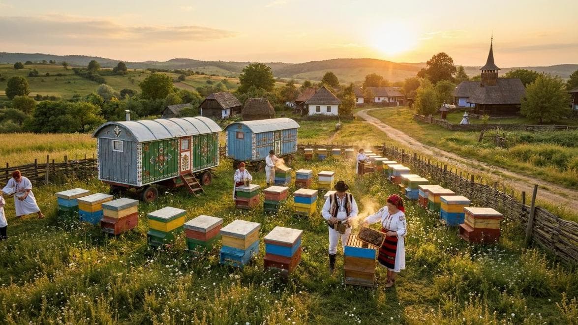 Stupii noștri în peisajul Bucovinei