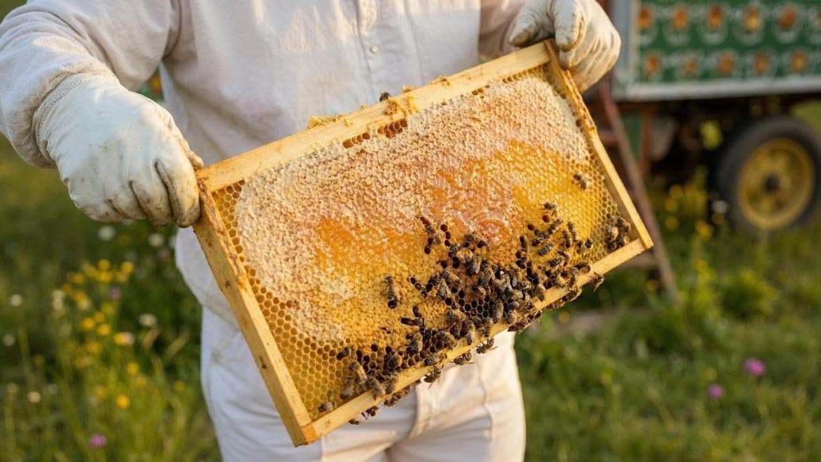 Fagure cu miere aurie