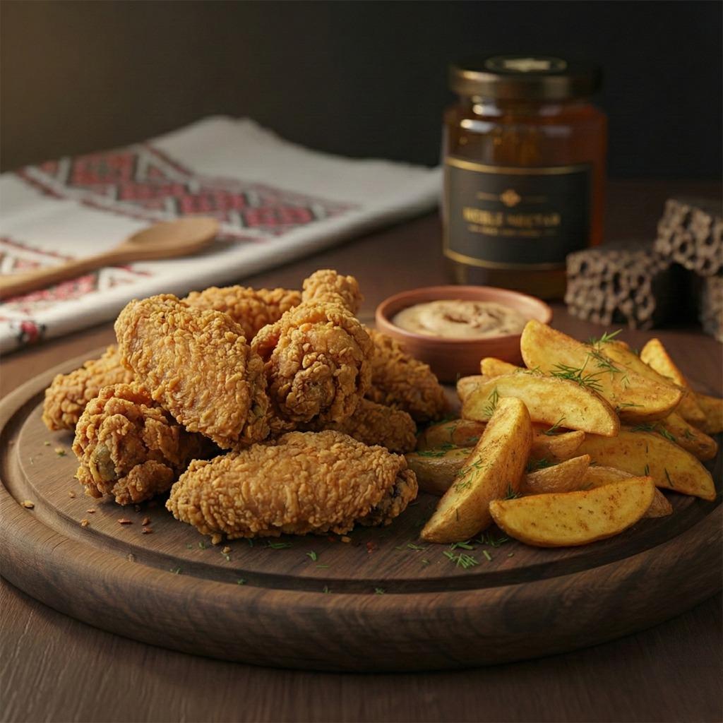 Meniu aripioare crispy nepicante