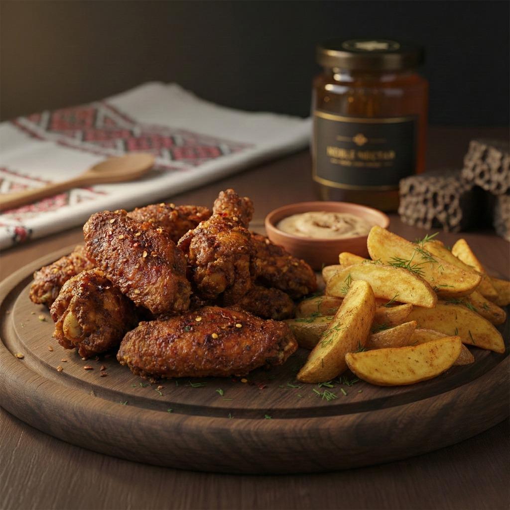 Meniu aripioare crispy picante